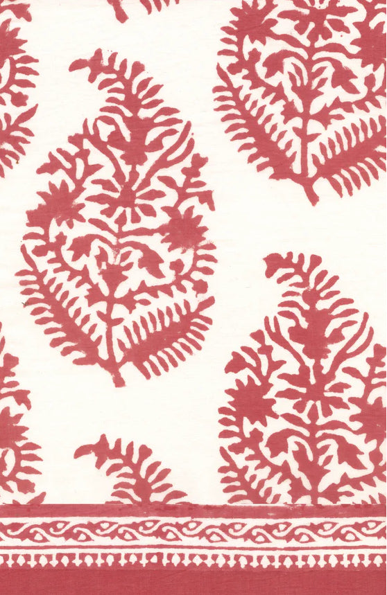 (AS24) Red Paisley Scarf