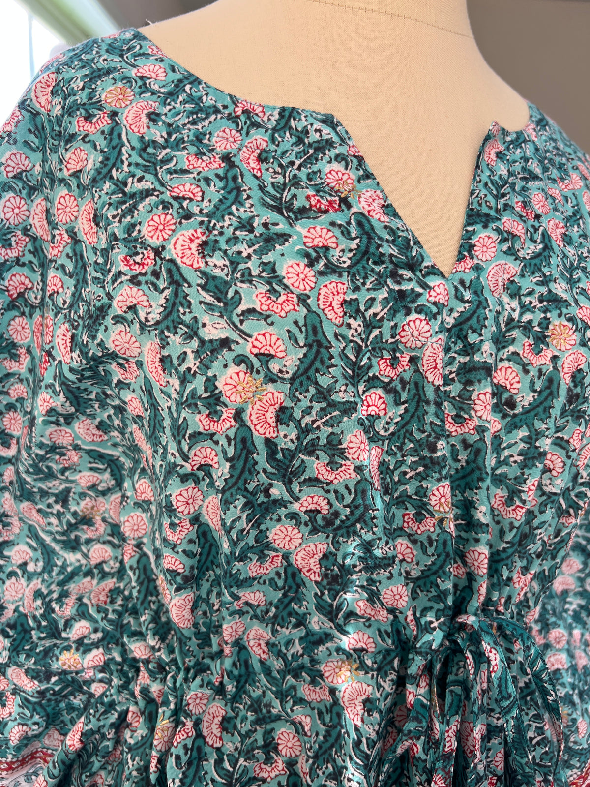 Green Short Kaftan