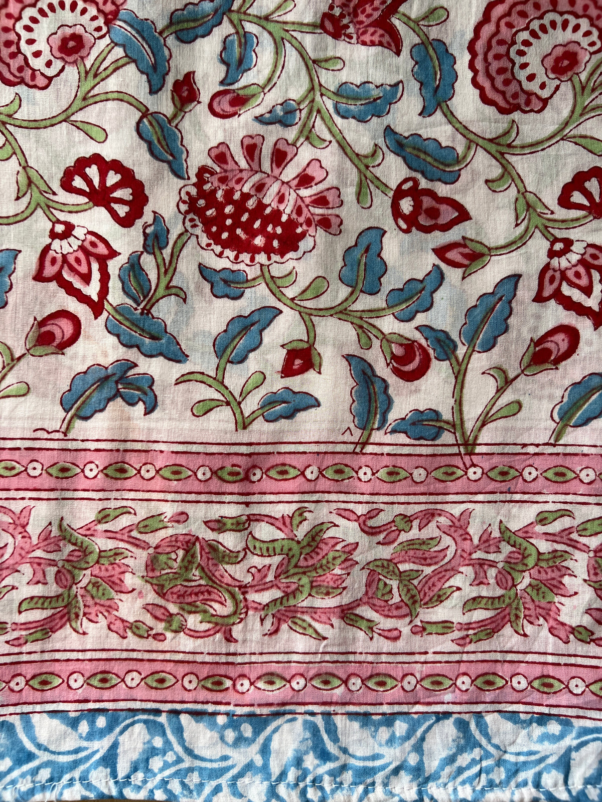 White Hot Pink Flowers Sarong (22M)