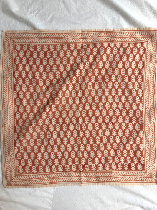 POPPY BANDANA - RUST