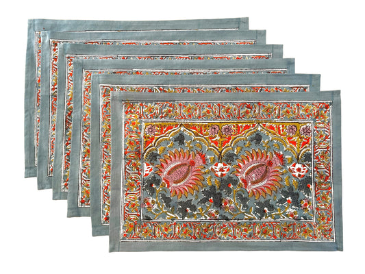 Bird of Paradise Blue Placemats