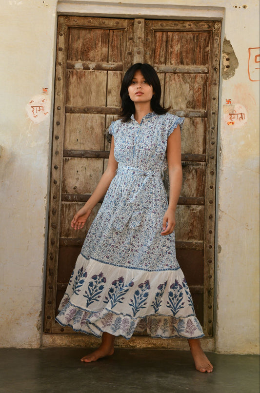 Sydney Dress - Blue/Purple