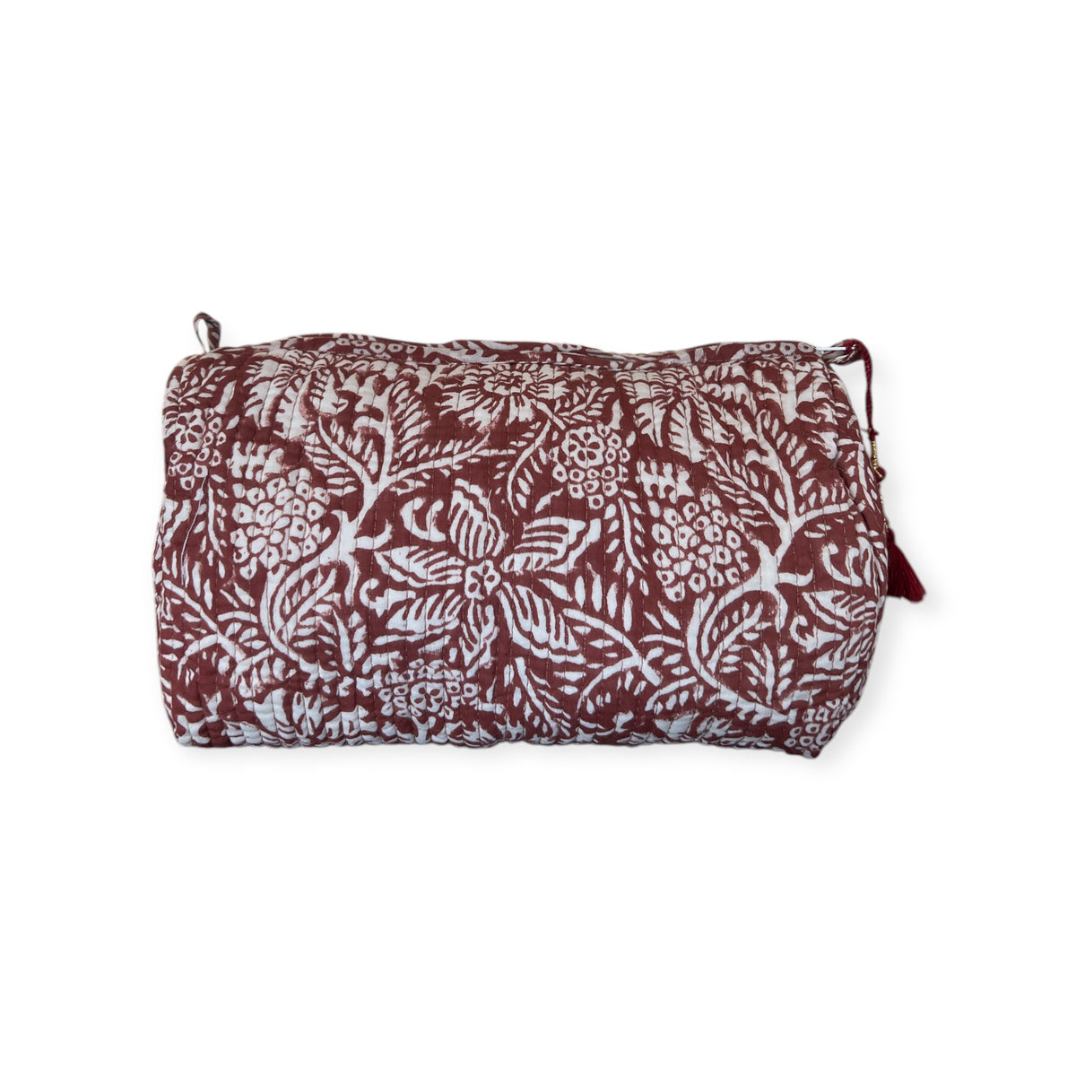 (NLM118) Make Up Bag Earthen Brown Resist Vines
