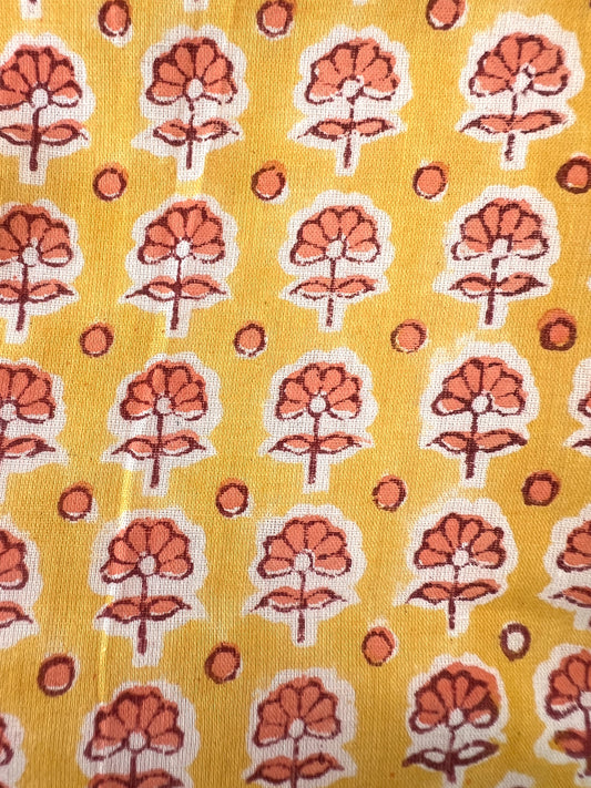 Yellow Floral Bucket Hat