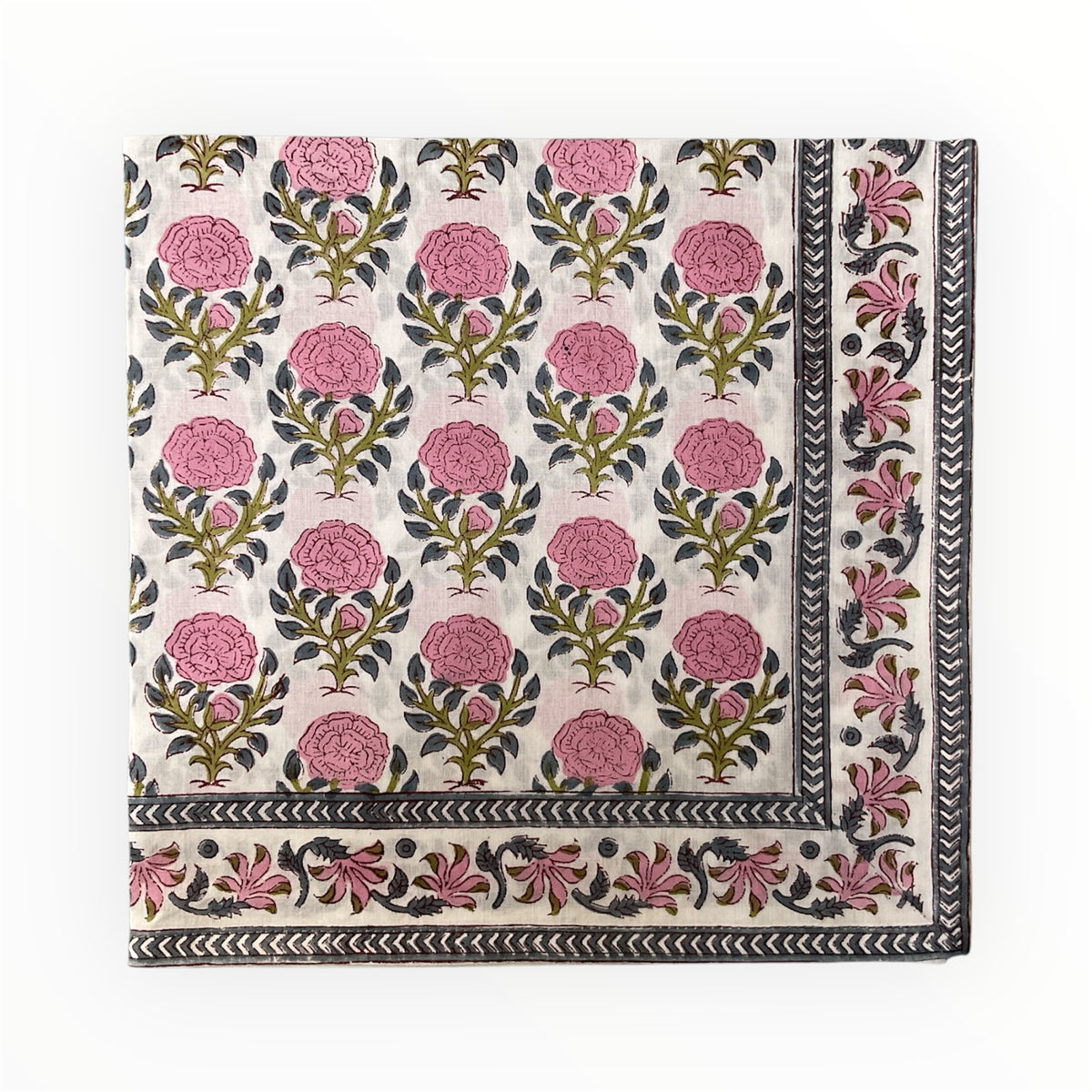 Pink Rosette Floral-PK1 BANDANA