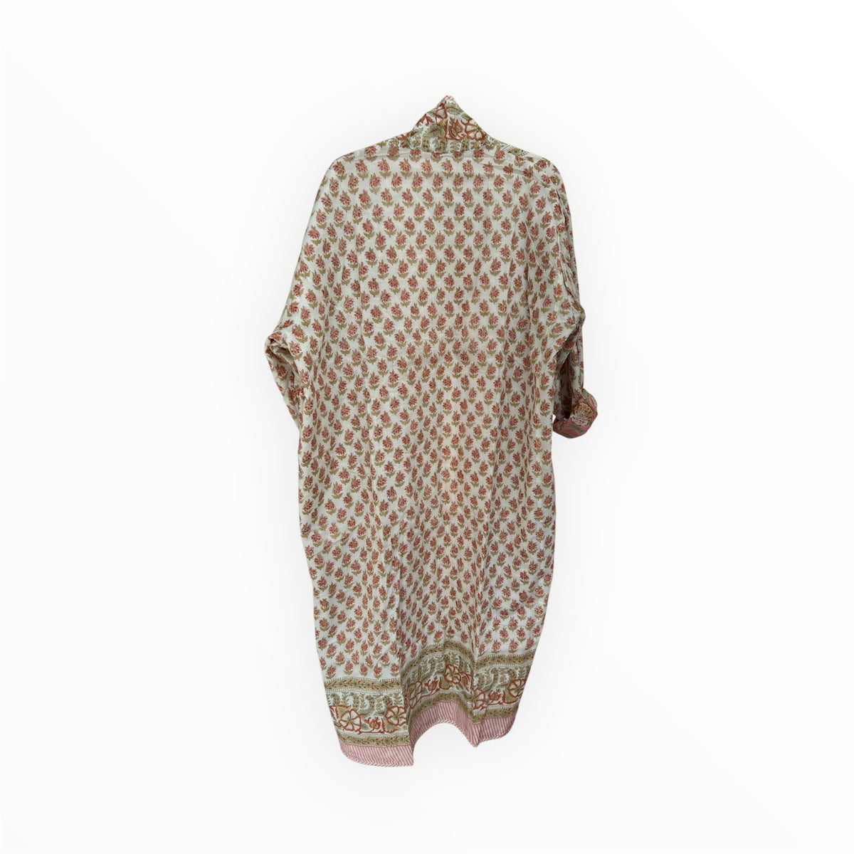 July Reversible Quilted Robe in Pink