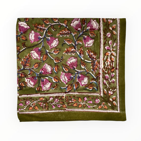 Green Floral-G1 BANDANA