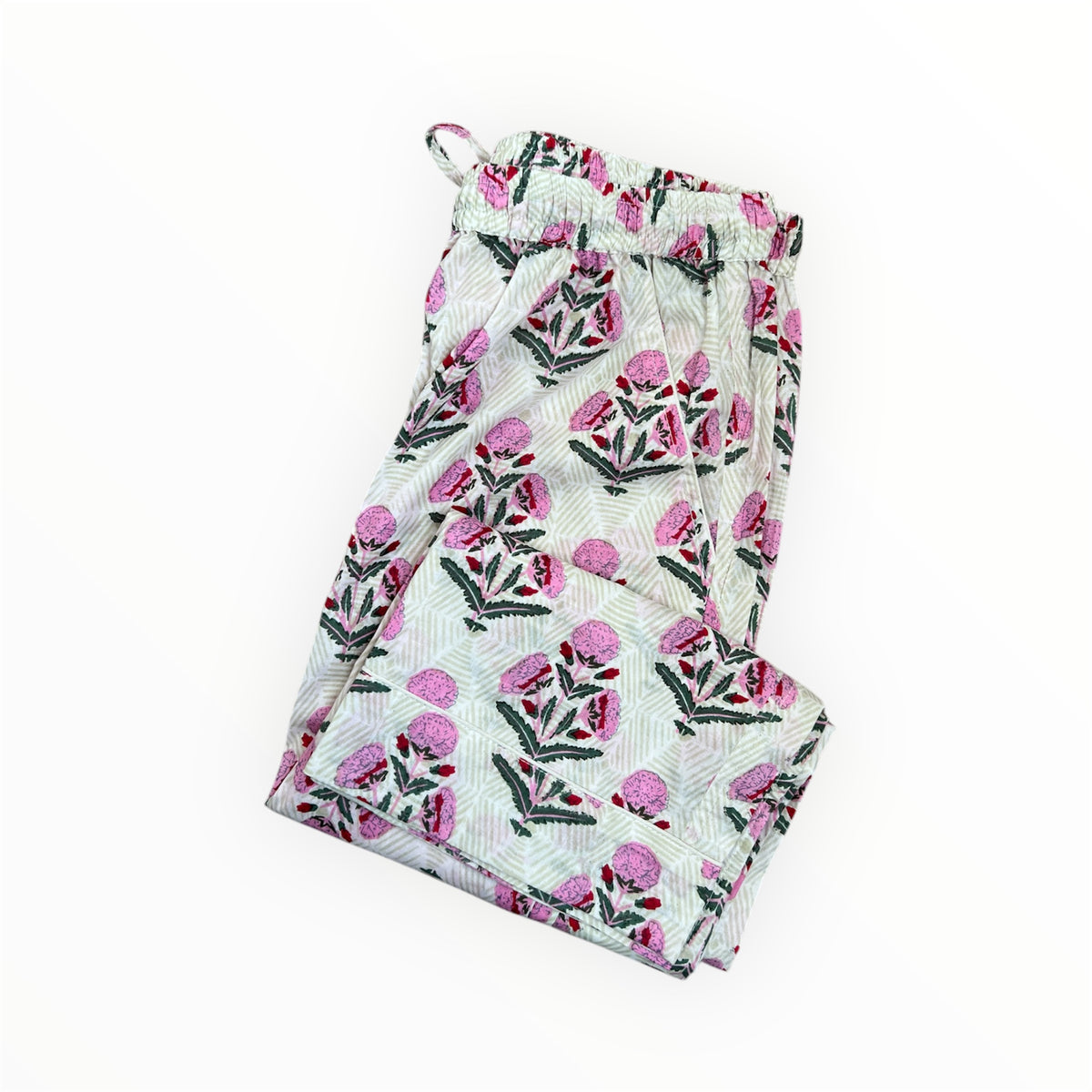 Kitty Pink Buta Pajama Pants