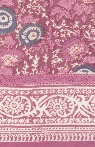 (AS21) Deep Pink Strawflower Scarf