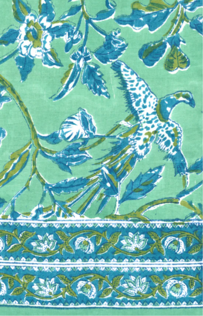 (AS11) Mint Green Phoenix Scarf