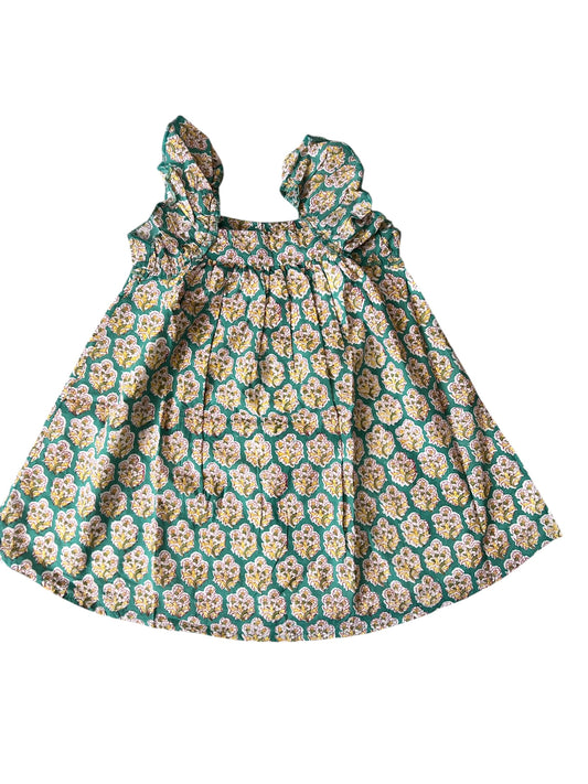 Child’s Green Garden Dress