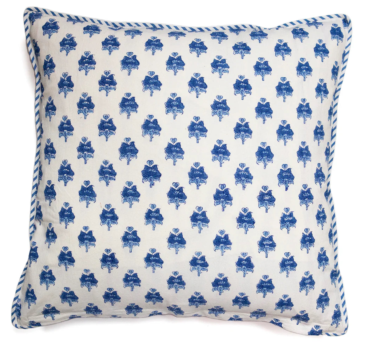 Cushion Covers in Blue Bouquet