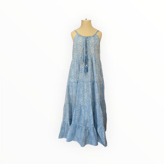 Keyhole Dress - Blue