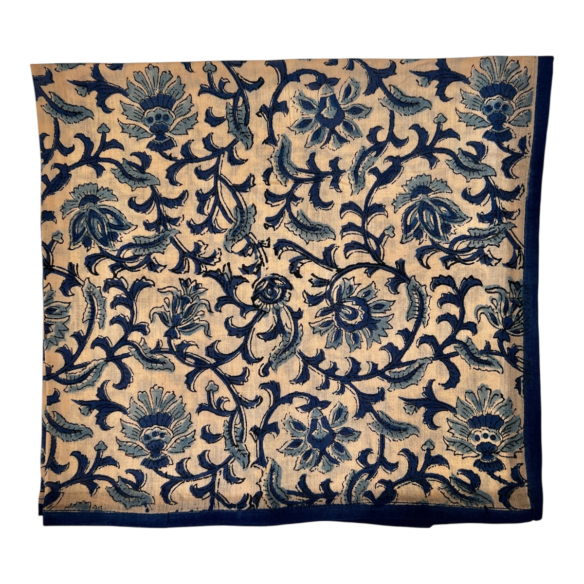 Blue Floral Jaal BANDANA