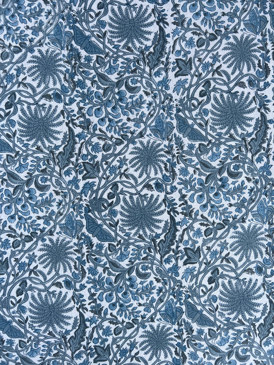 Outdoor Table Linens with Umbrella Hole - Sky Blue