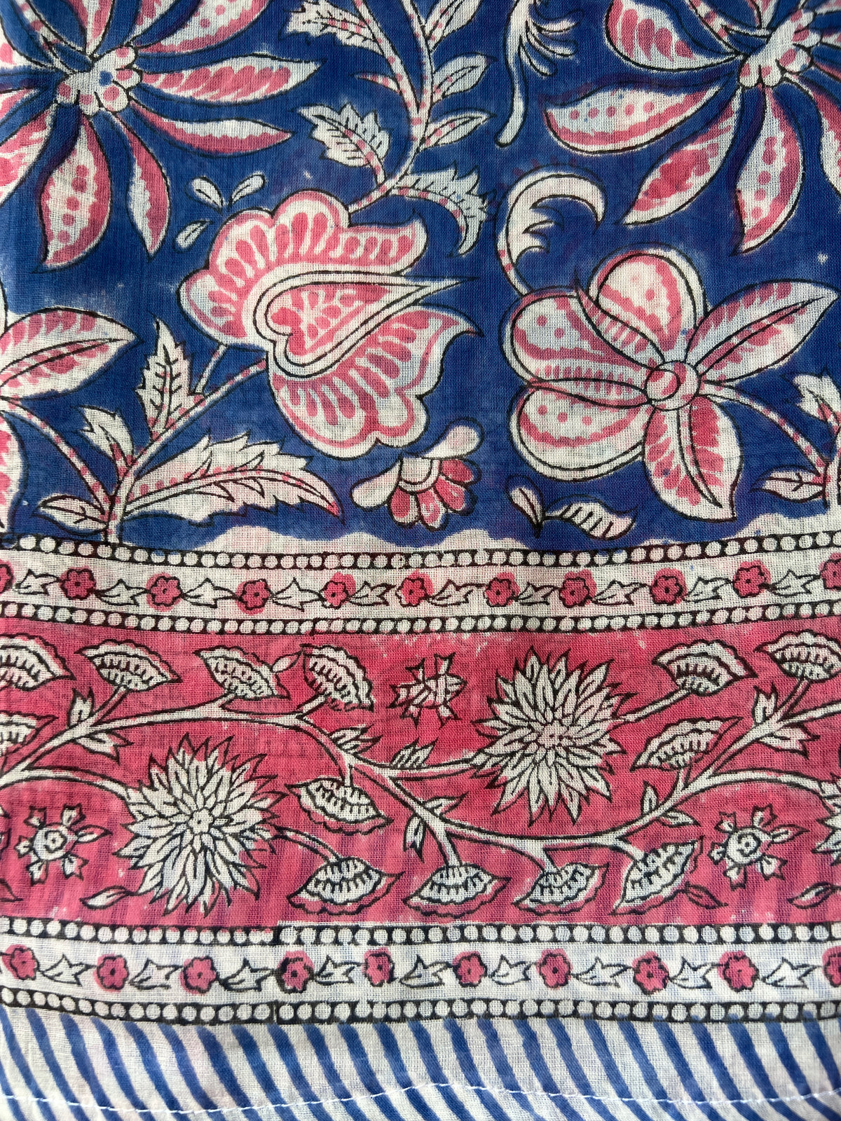 Aralia Blue + Pink Sarong  (24B)