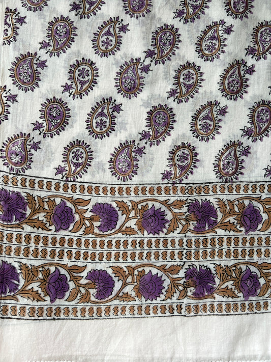 Purple Paisley Sarong (23N)
