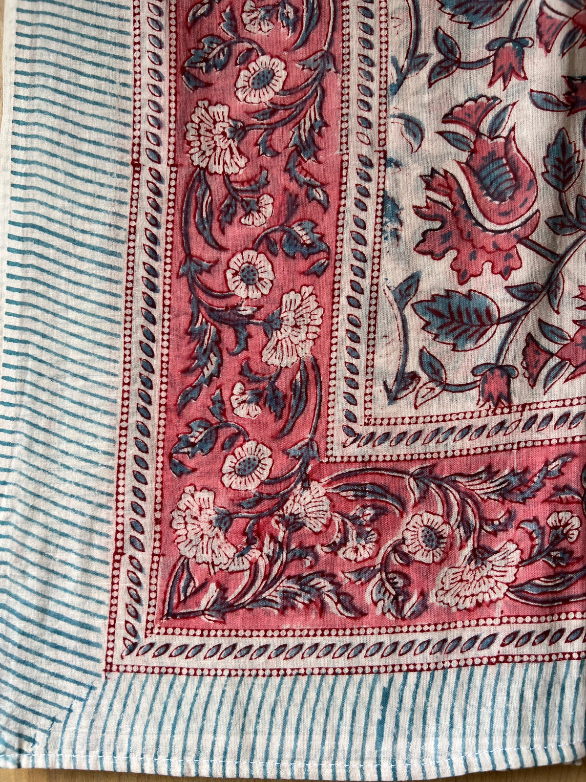 Alyssa Pink White Blue Sarong  (24C)