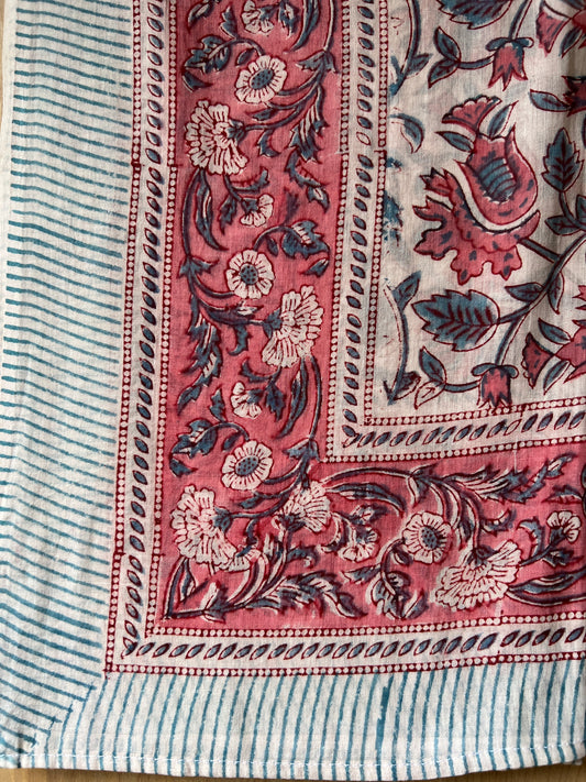 Alyssa Pink White Blue Sarong  (24C)