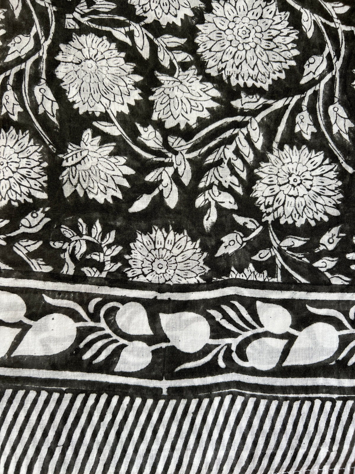 Chrysanthemum Black Sarong  (24E)