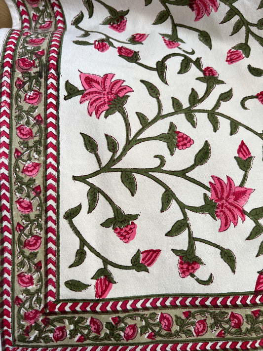 Rose Vine Table Runner (20" x 60")