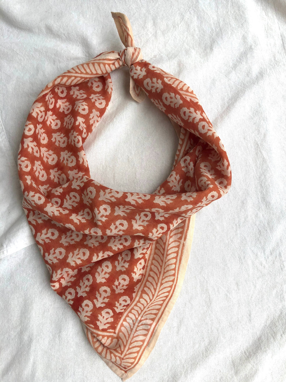 POPPY BANDANA - RUST