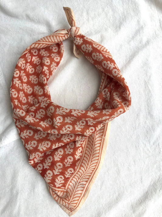 POPPY BANDANA - RUST