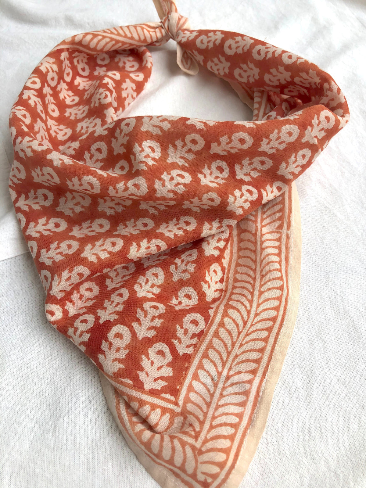 POPPY BANDANA - RUST