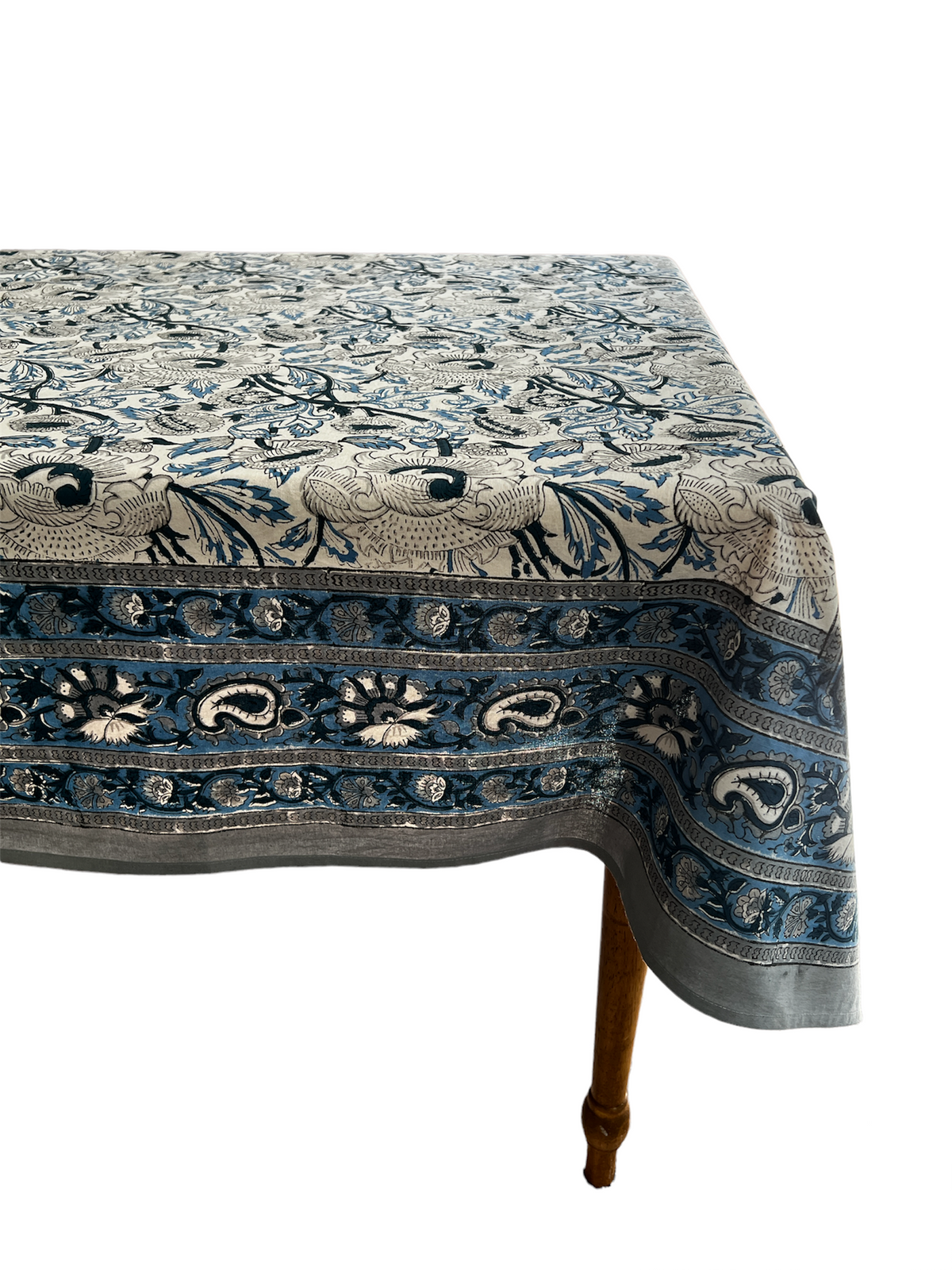 Molly White + Blue Table Linens (AL1003)