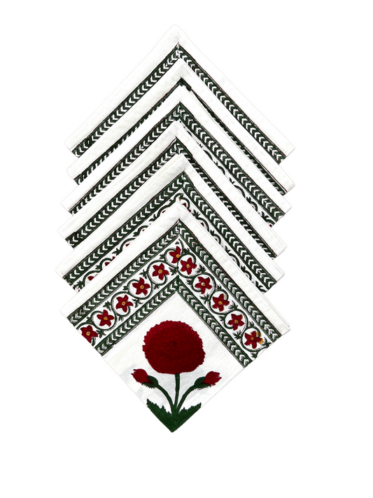 Ruby Red Table Linens