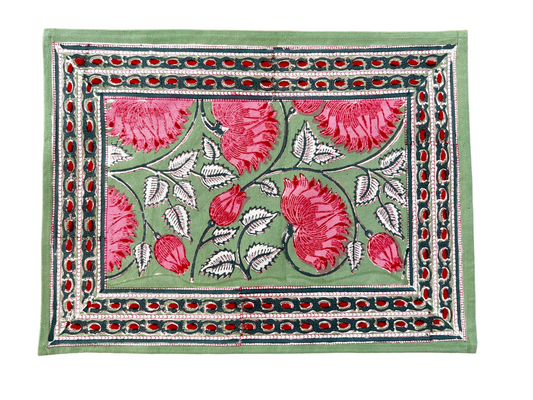 Lilly Green Placemats