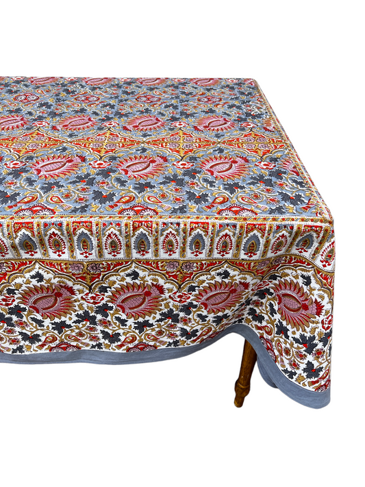 Bird of Paradise Blue Table Linens (AL1015)