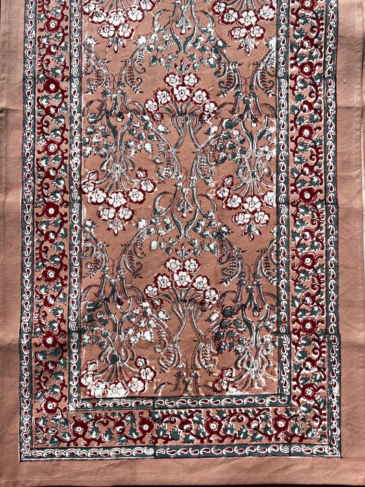 Autumn Peach Table Runner (20" x 60")
